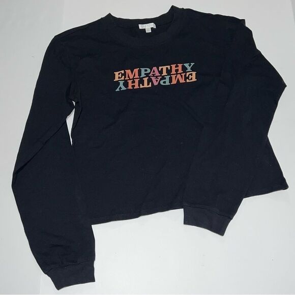 ABOUND - Black Empathy Graphic Long Sleeve Tee - Picture 7 of 10